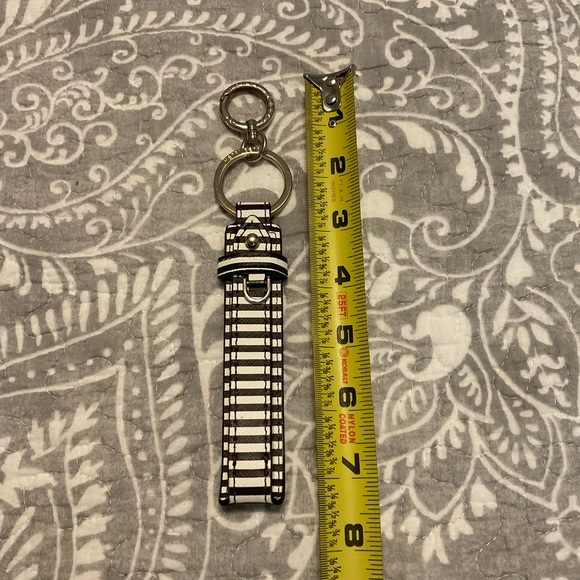 Henri Bendel Centennial Striped Keychain - Picture 7 of 7